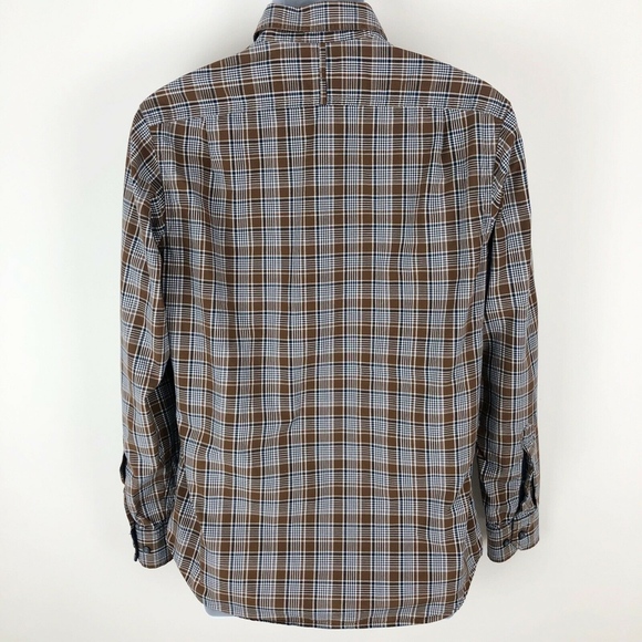 Banana Republic Brown Plaid Button Down Shirt - Picture 5 of 8